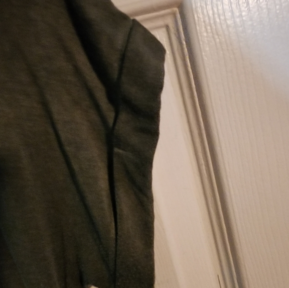 Olive green long sun dress - Picture 3 of 4